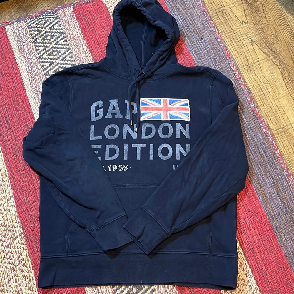 Gap London Edition Hoodie * Sz L * EUC
